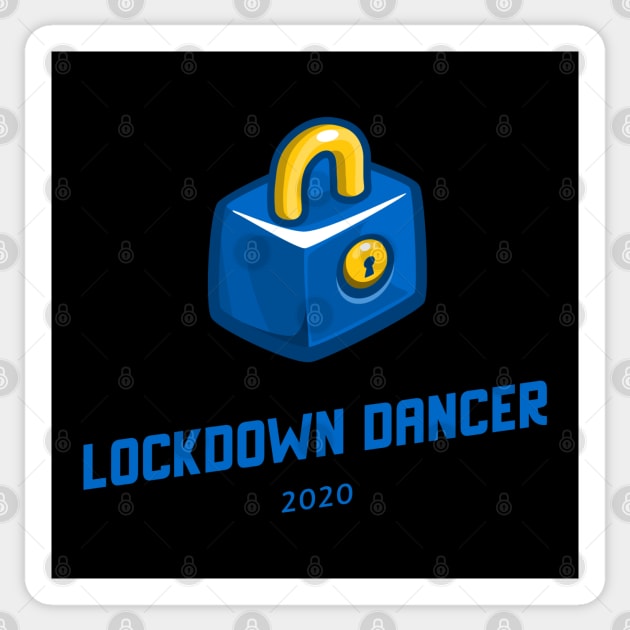 Corona virus 2020 Lockdown Dancer Blue Sticker by MY BOY DOES BALLET